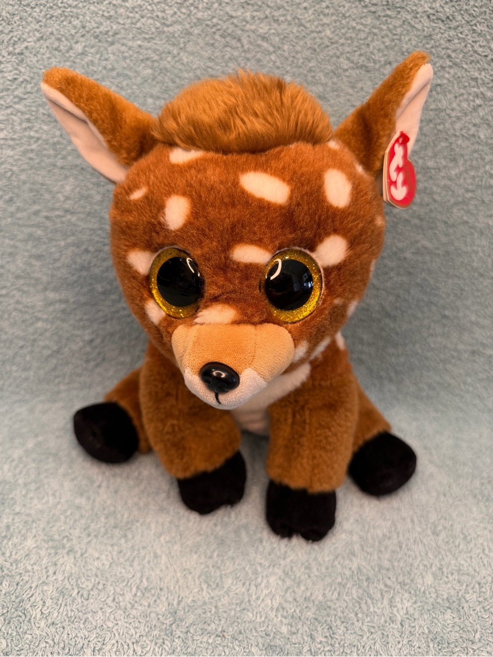 Ty Beanie Baby Buckley the Deer 9-inch Stuffed Animal Toy with Tag